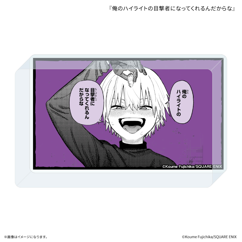 【カルチュア・エンタテインメント】「大悪党少年」 アクリルブロック 『俺のハイライトの目撃者になってくれるんだからな』
