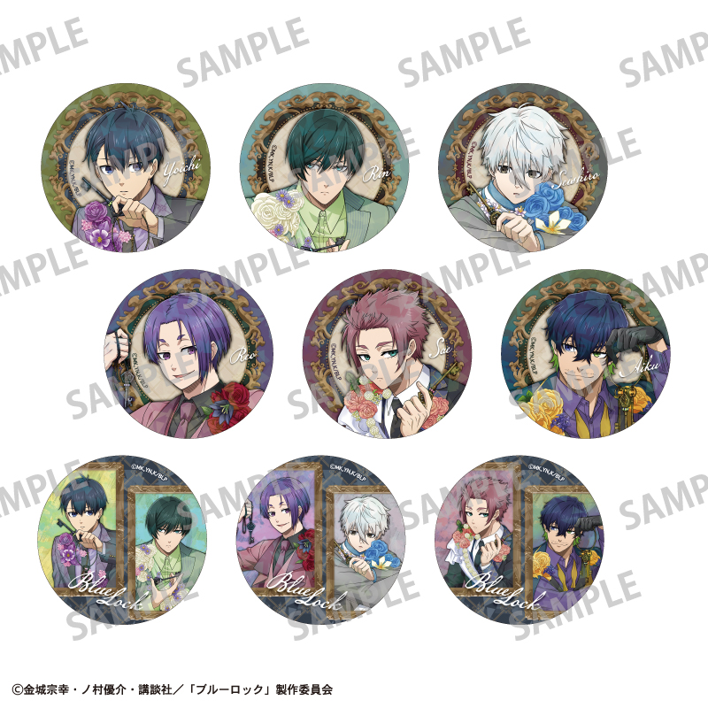【カミオジャパン】ブルーロック トレーディングホログラム缶バッジ/BloomLock 1BOX入数：9