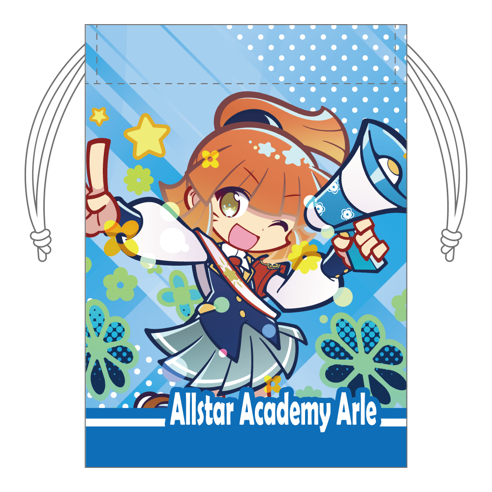 【みどびよ！】ぷよぷよ ミニ巾着 幾星学園のアルル