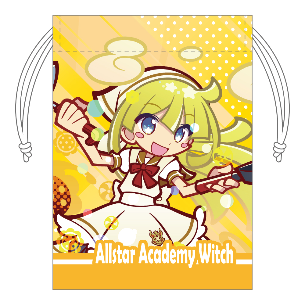 【みどびよ！】ぷよぷよ ミニ巾着 幾星学園のウィッチ