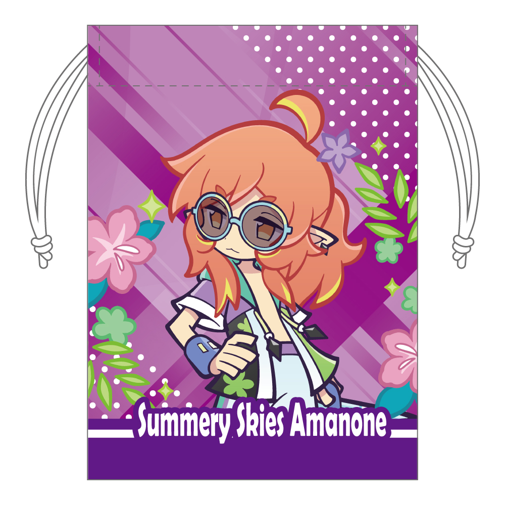 【みどびよ！】ぷよぷよ ミニ巾着 なつぞらのアマノネ