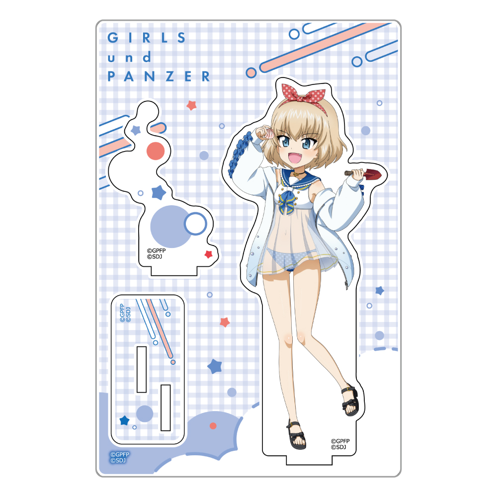 【カーテン魂】ガールズ＆パンツァー 戦車道大作戦！ アクリルスタンド（カチューシャ/水着2025）