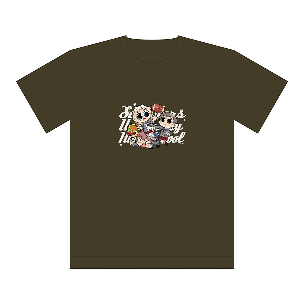 【カーテン魂】ガールズ＆パンツァー 最終章 Tシャツ（サンダース大学付属高校）XLサイズ