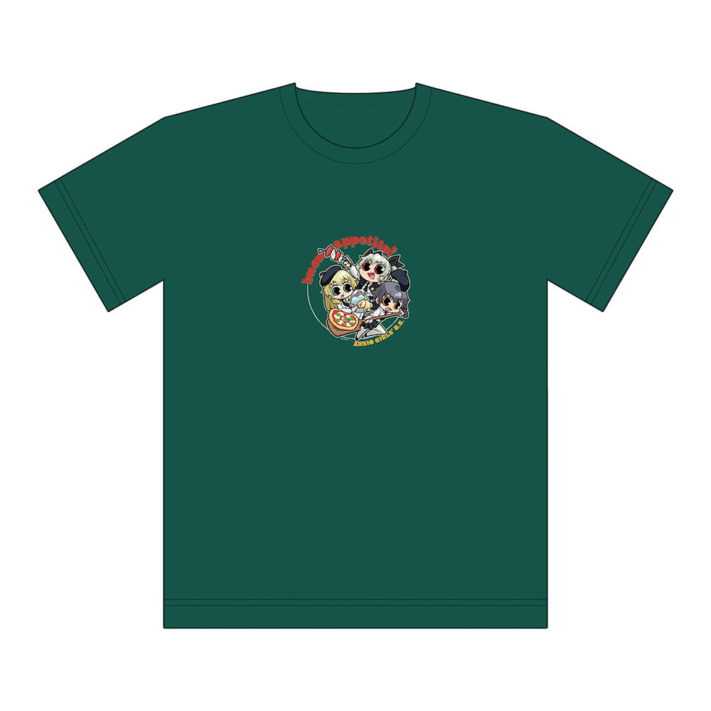 【カーテン魂】ガールズ＆パンツァー 最終章 Tシャツ（アンツィオ高校）XLサイズ