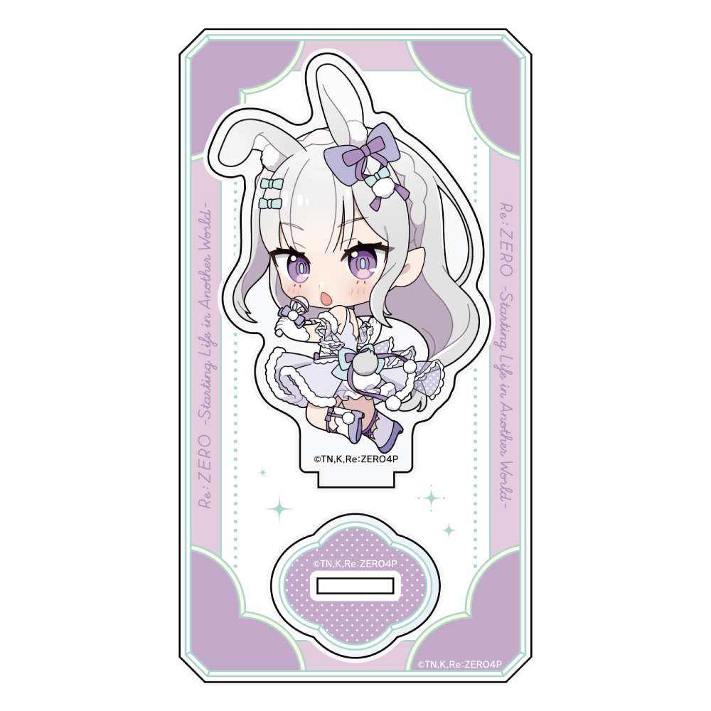 【カーテン魂】Re：ゼロから始める異世界生活 アクリルスタンド（エミリア/けもみみアイドル）