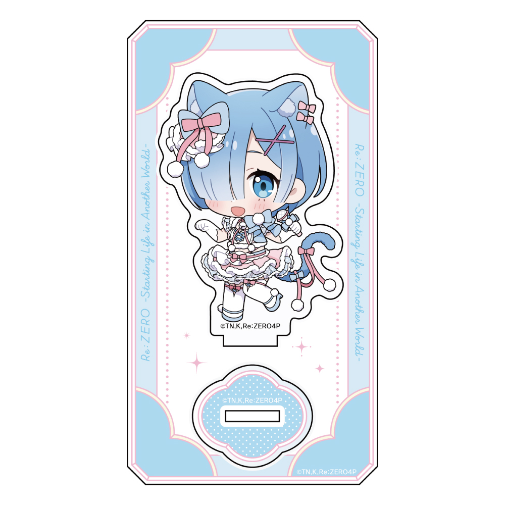 【カーテン魂】Re：ゼロから始める異世界生活 アクリルスタンド（レム/けもみみアイドル）