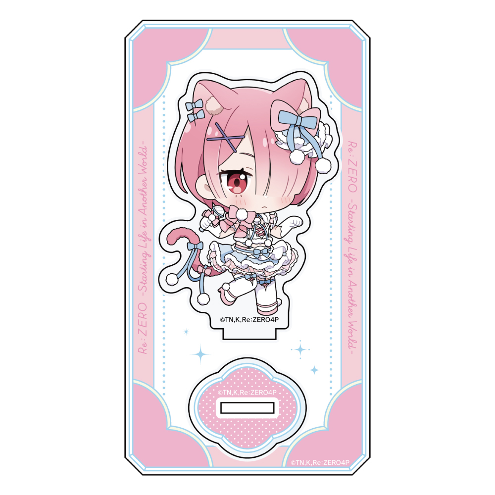 【カーテン魂】Re：ゼロから始める異世界生活 アクリルスタンド（ラム/けもみみアイドル）