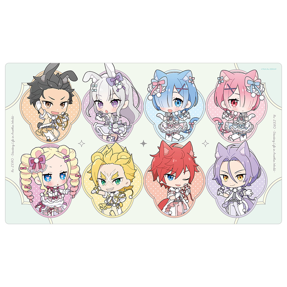 【カーテン魂】Re：ゼロから始める異世界生活 ラバーマット（けもみみアイドル）