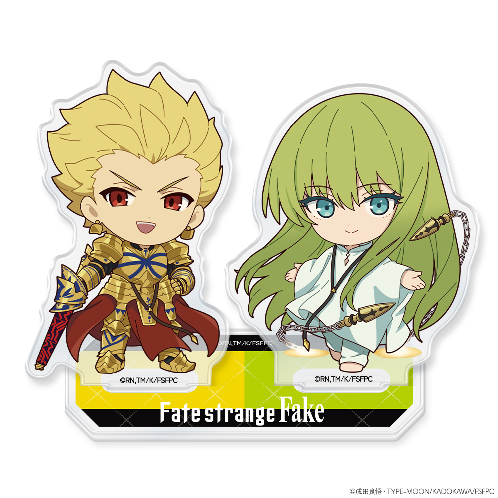 【クリーク・アンド・リバー】『Fate/strange Fake』アクリルキャラスタンド ミニキャラ アーチャー＆ランサー