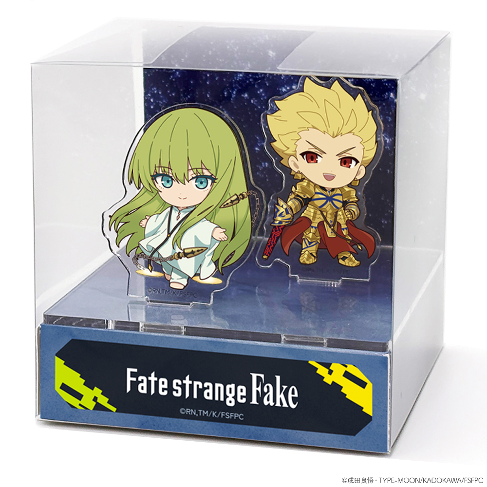 【クリーク・アンド・リバー】『Fate/strange Fake』きゅーびゅー ミニキャラ アーチャー＆ランサー