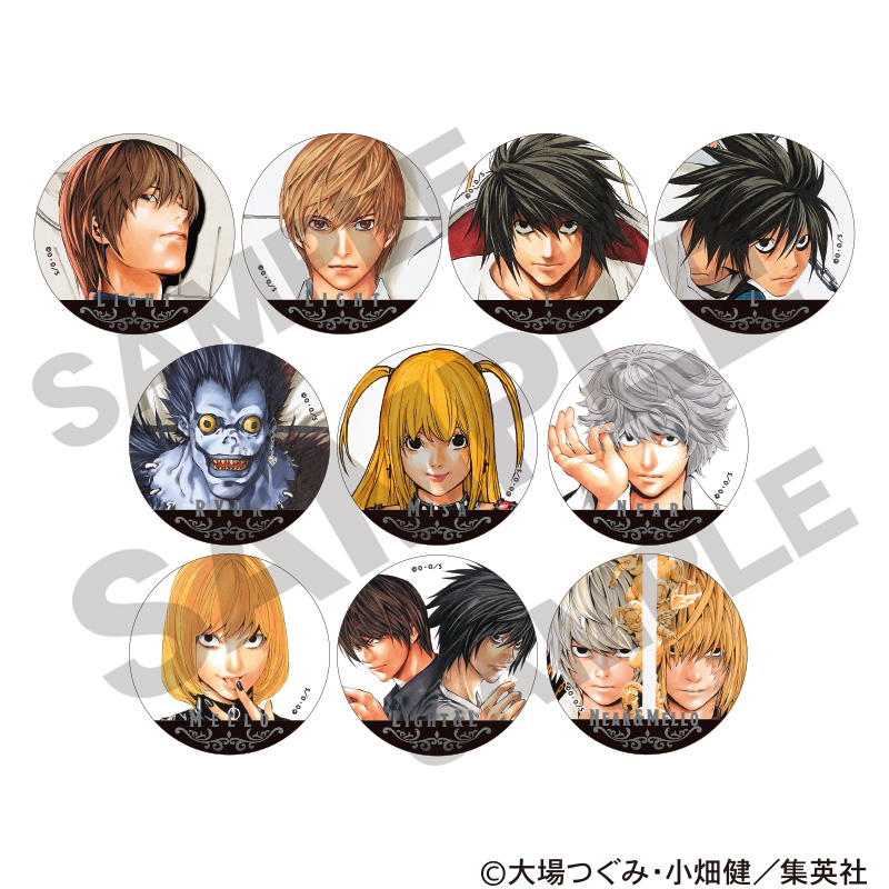 【クラックス】DEATH NOTE トレーディングメタル缶バッジ 1BOX入数：10