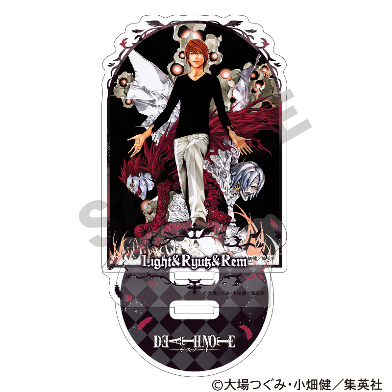 【クラックス】DEATH NOTE ジオラマアクリルスタンド 夜神月 リューク レム