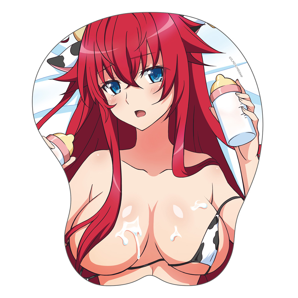 【カーテン魂】ハイスクールD×D HERO 描き下ろし特大マウスパッド（リアス・グレモリー/牛柄ビキニ）