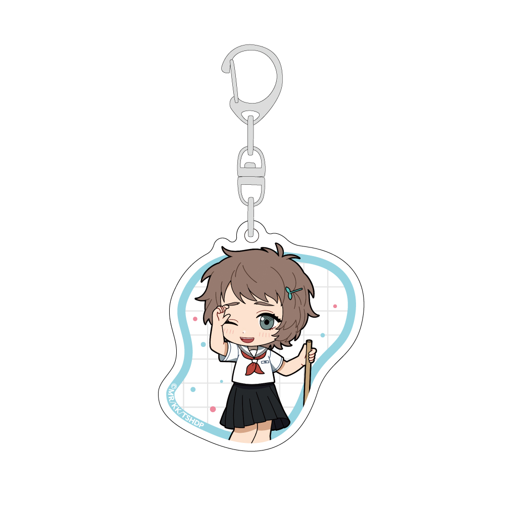 【Parflette】光が死んだ夏 ミニキャラアクリルキーホルダー（山岸朝子/プール掃除）