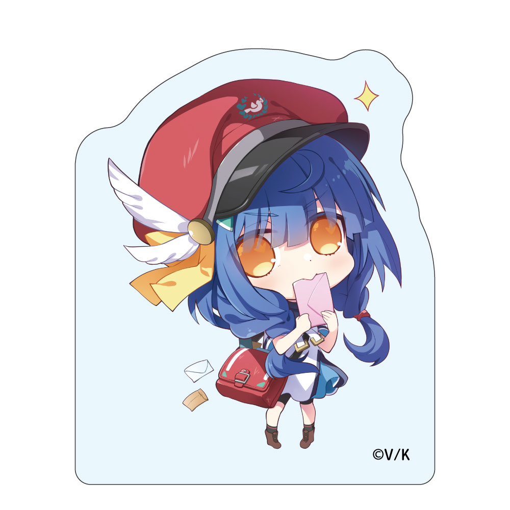 【みどびよ！】anemoi ミニアクリルブロック デフォルメ 白渡小詠