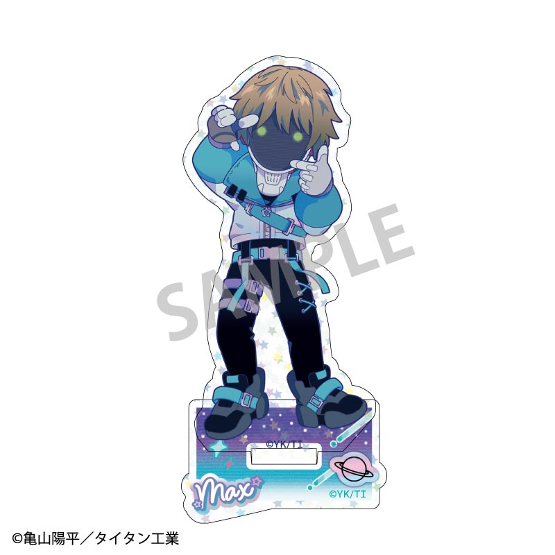【カミオジャパン】銀河特急 ミルキー☆サブウェイ ホログラムミニアクリルスタンド マックス/描き起こし第3弾 COSMOS☆IDOL