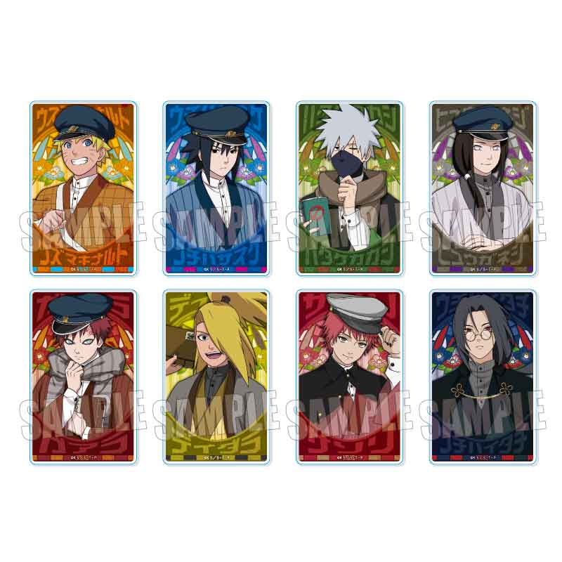 【ベルハウス】トレーディングアクリルカード NARUTO-ナルト- 疾風伝/書生風ver. 1BOX入数：8