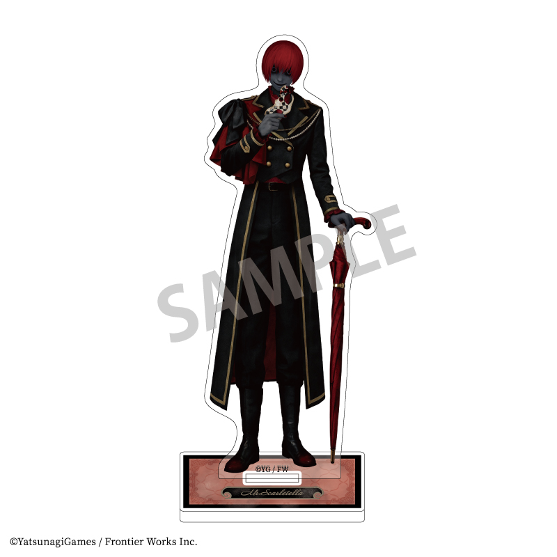 【カミオジャパン】文字化化 アクリルスタンド 赤い傘の男/貴族パーティー