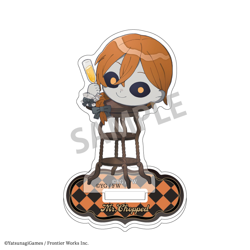 【カミオジャパン】文字化化 ミニアクリルスタンド 生首/貴族パーティー 描き起こし