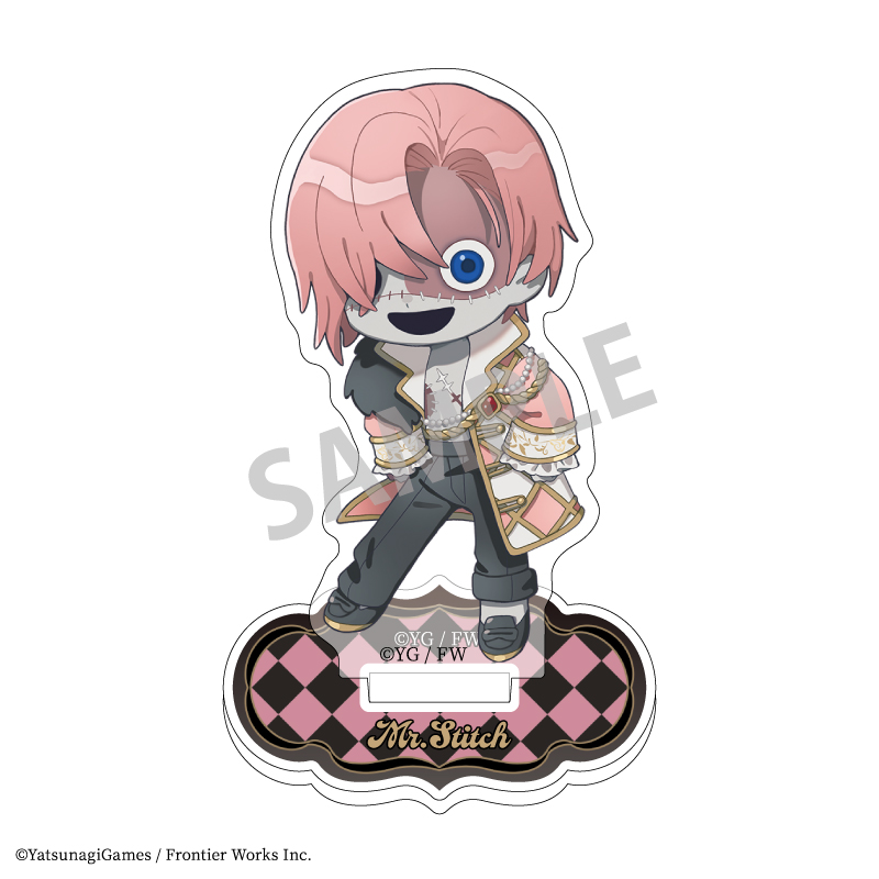【カミオジャパン】文字化化 ミニアクリルスタンド ツギハギの男/貴族パーティー 描き起こし