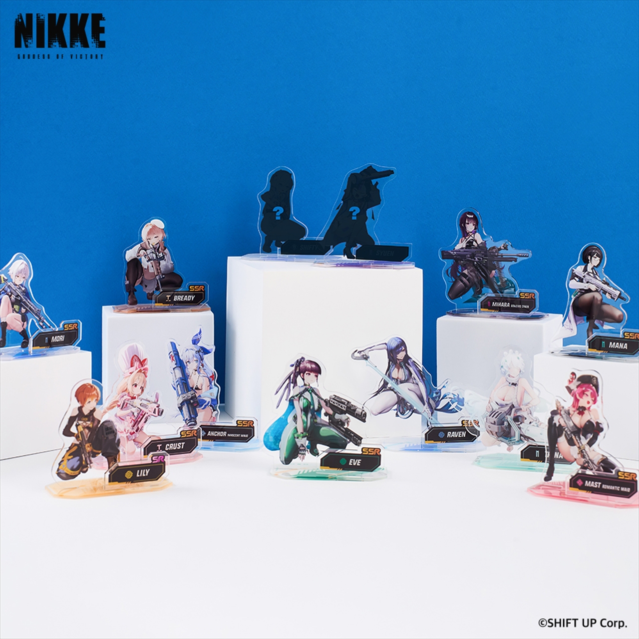 【Colley】勝利の女神：NIKKE ランダムアクリルプレートカバー 1BOX入数：13
