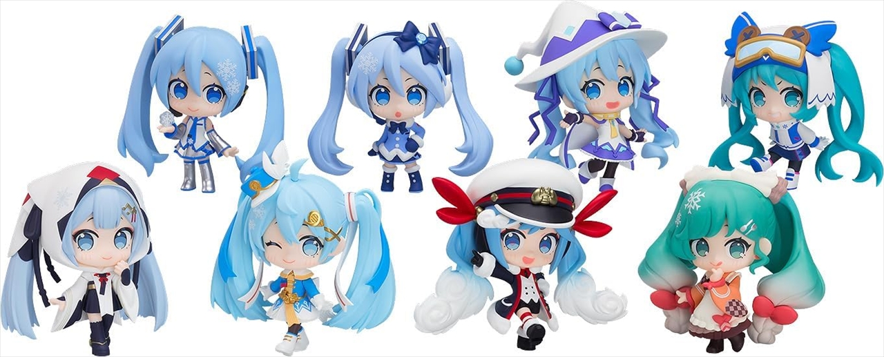 【グッドスマイルカンパニー】キャラクター・ボーカル・シリーズ01 初音ミク ブラインドボックスシリーズ 雪ミクオールスターズ フィギュアコレクション Vol.1 1BOX入数：8