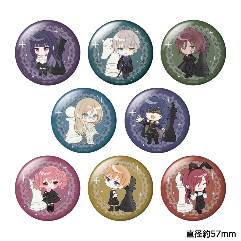 【キャラバン】妖狐×僕SS トレーディング マット缶バッジ 1BOX入数：8