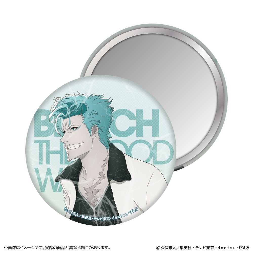 【清水産業】BLEACH 千年血戦篇 和紙風缶ミラー/グリムジョー・ジャガージャック