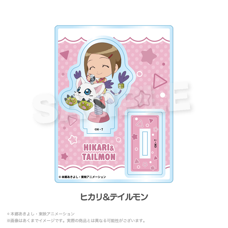 【Y Line】デジモンアドベンチャー02 ミニキャラスタンド 遊具ver. ヒカリ＆テイルモン