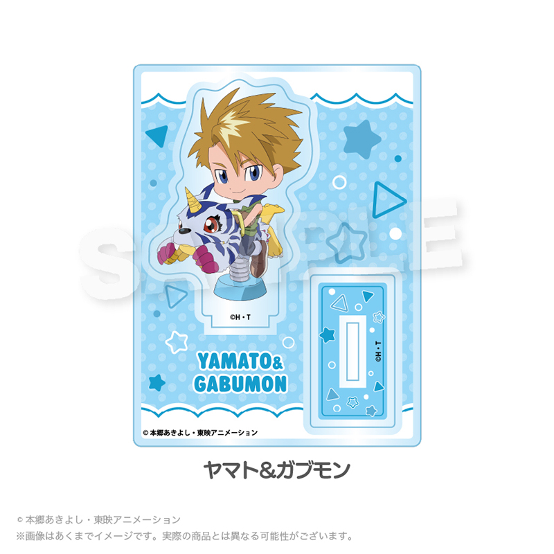 【Y Line】デジモンアドベンチャー ミニキャラスタンド 遊具ver. ヤマト＆ガブモン