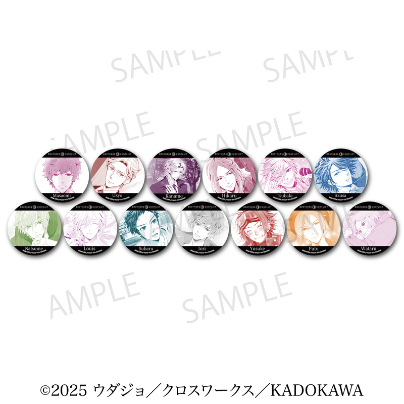 【aniplus】「BROTHERS CONFLICT」トレーディングビッグ缶バッジ 1BOX入数：13
