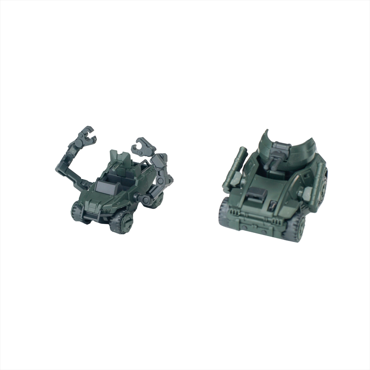 【SHEIK MAINLAND】3 min projectシリーズ ヤマネコ戦闘車＆ヤマアラシ戦闘車 1/18スケールプラスチックモデルキット（グリーン）
