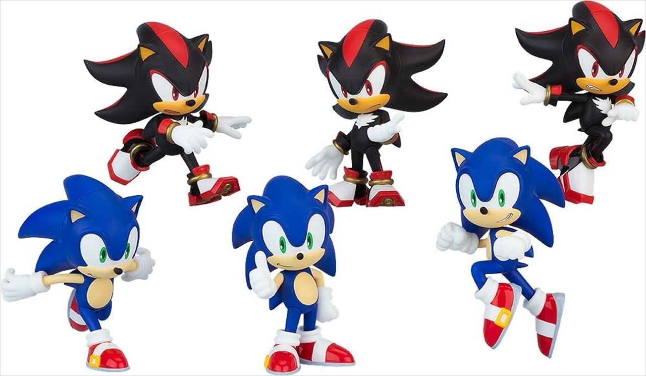 【グッドスマイルカンパニー】ねんどろいどさぷらいず ソニック・ザ・ヘッジホッグ ソニック × シャドウ ジェネレーションズ 1BOX入数：6