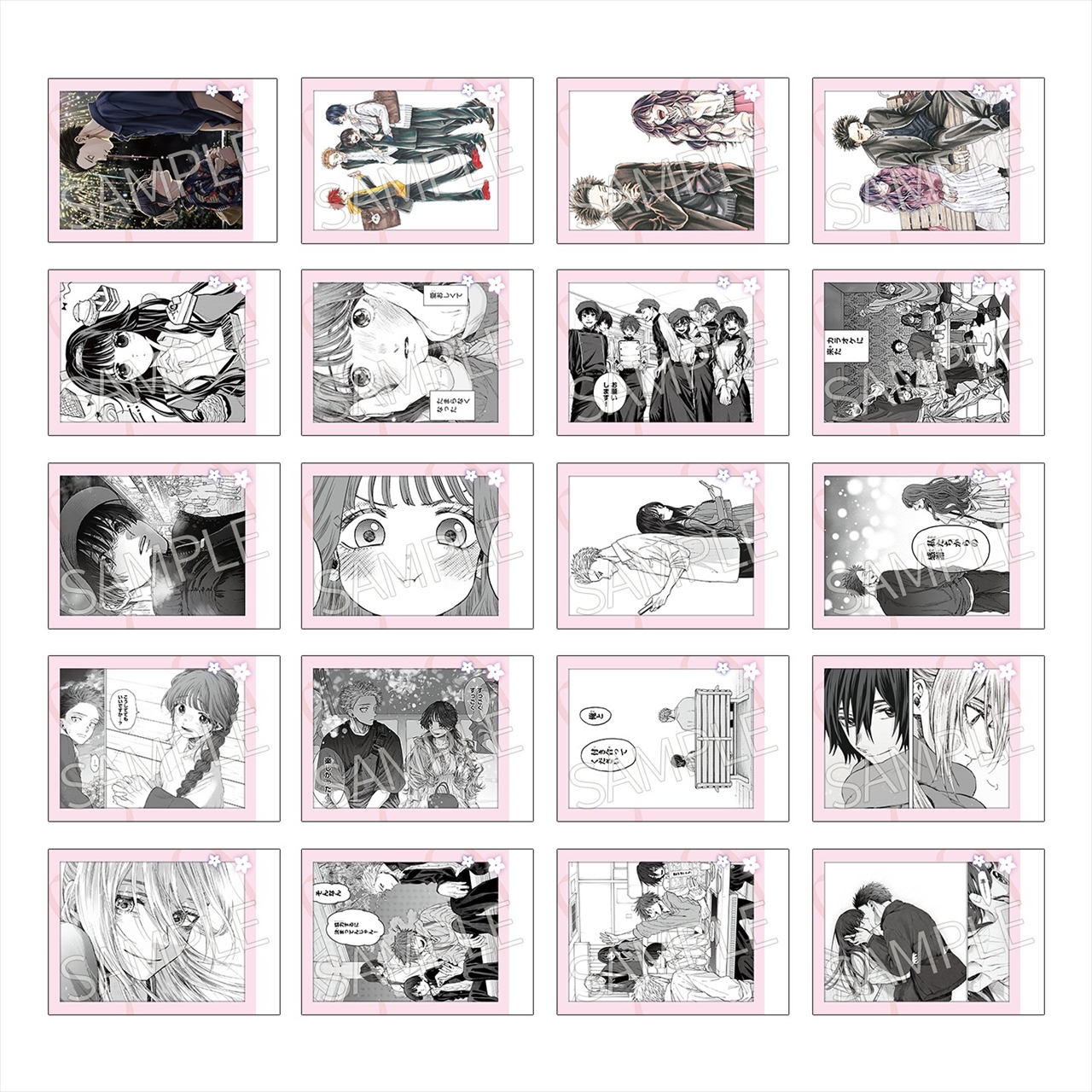 【Dragon Horse】薫る花は凛と咲く 原作 トレーディングインスタントカメラ風ブロマイド 1BOX入数：10