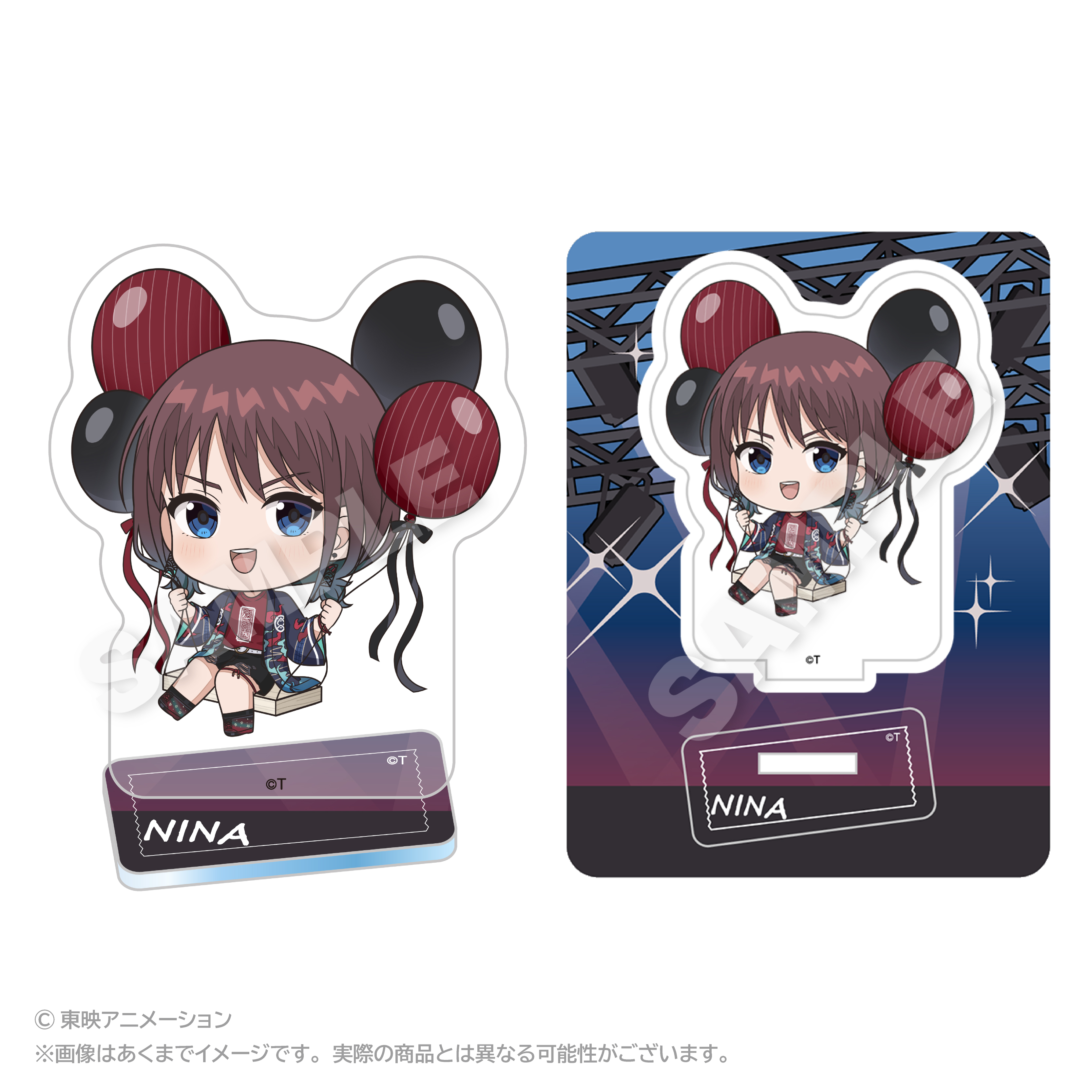 【ステラノーツ】ガールズバンドクライ ばるんこアクリルマスコット 井芹 仁菜