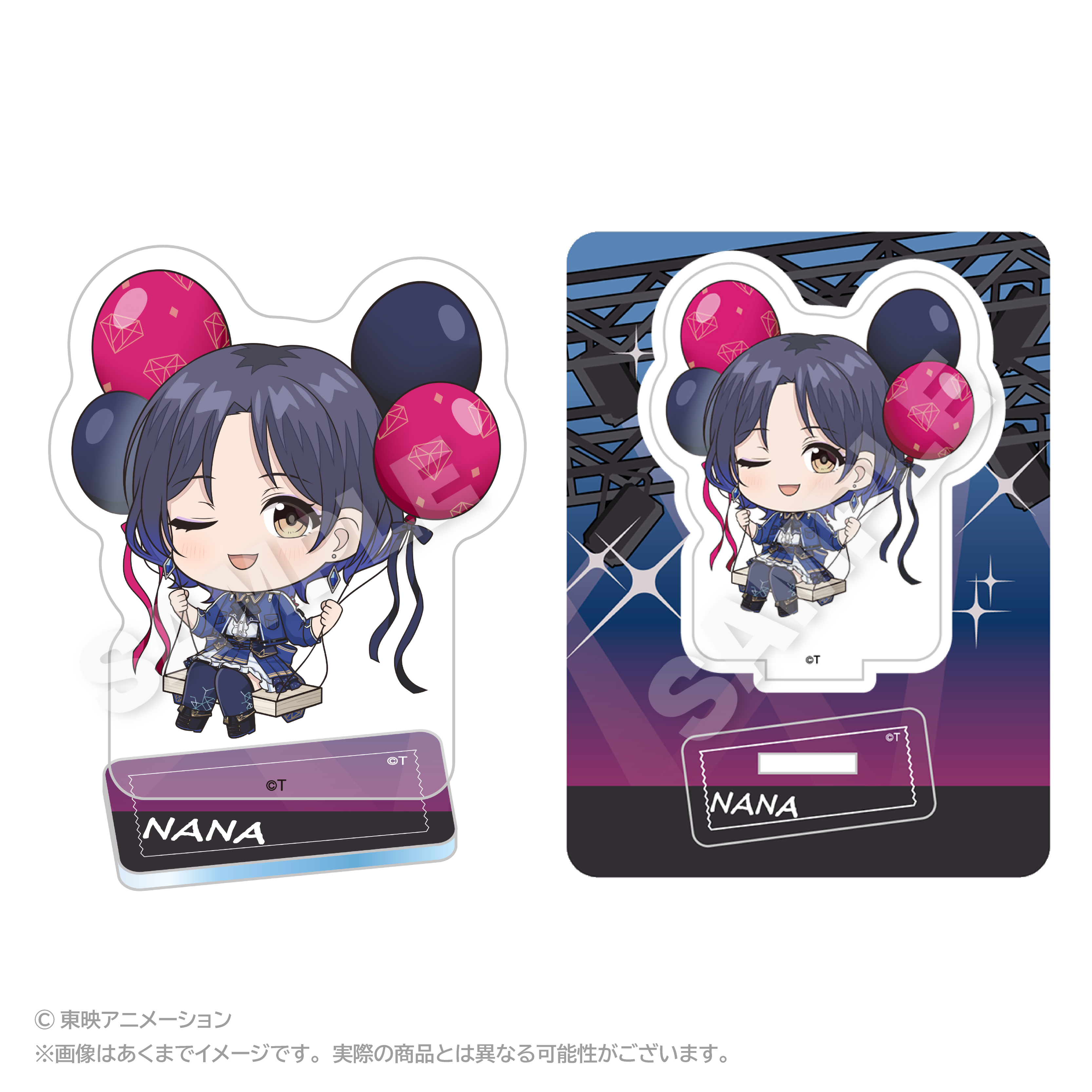 【ステラノーツ】ガールズバンドクライ ばるんこアクリルマスコット ナナ