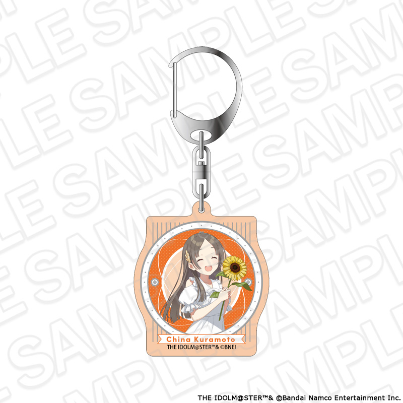 【コンテンツシード】学園アイドルマスター オーロラアクリルキーホルダー 倉本千奈 sunflower ver.