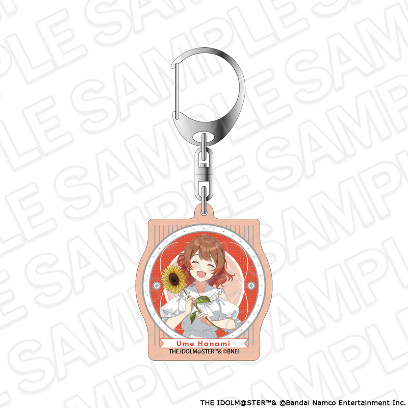 【コンテンツシード】学園アイドルマスター オーロラアクリルキーホルダー 花海佑芽 sunflower ver.
