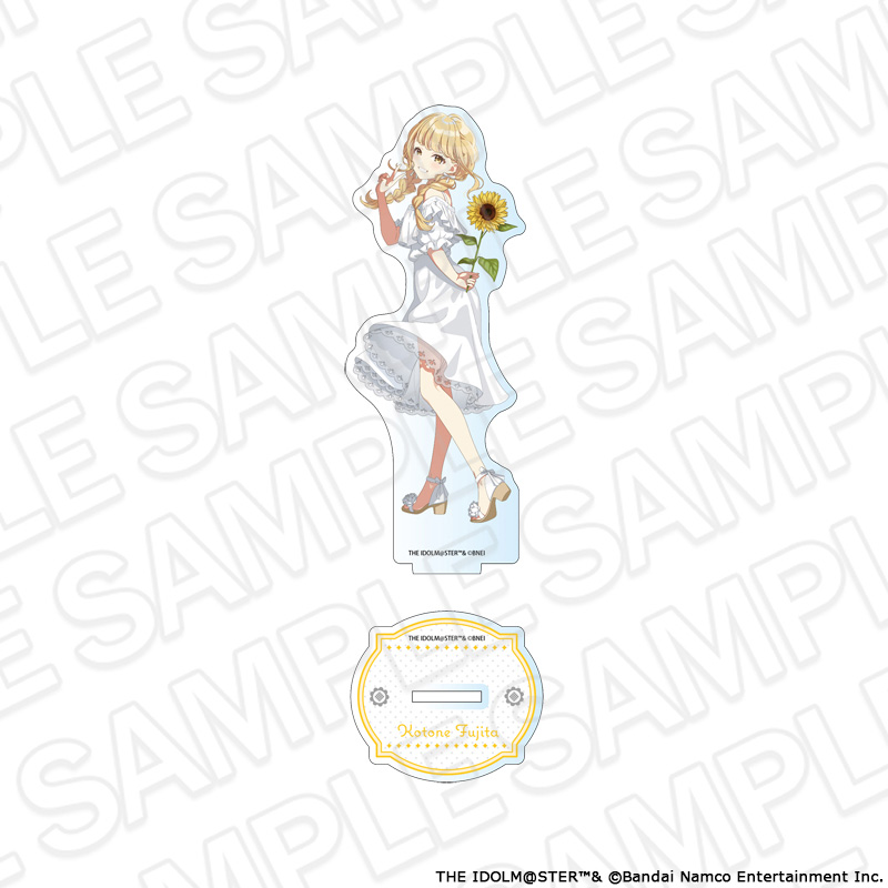 【コンテンツシード】学園アイドルマスター アクリルフィギュア 藤田ことね sunflower ver.