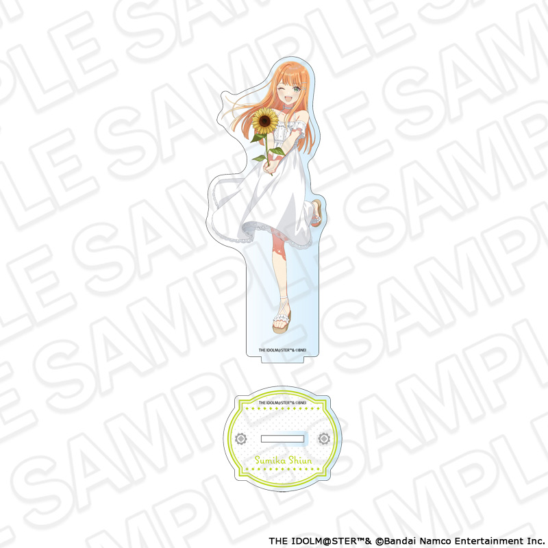 【コンテンツシード】学園アイドルマスター アクリルフィギュア 紫雲清夏 sunflower ver.