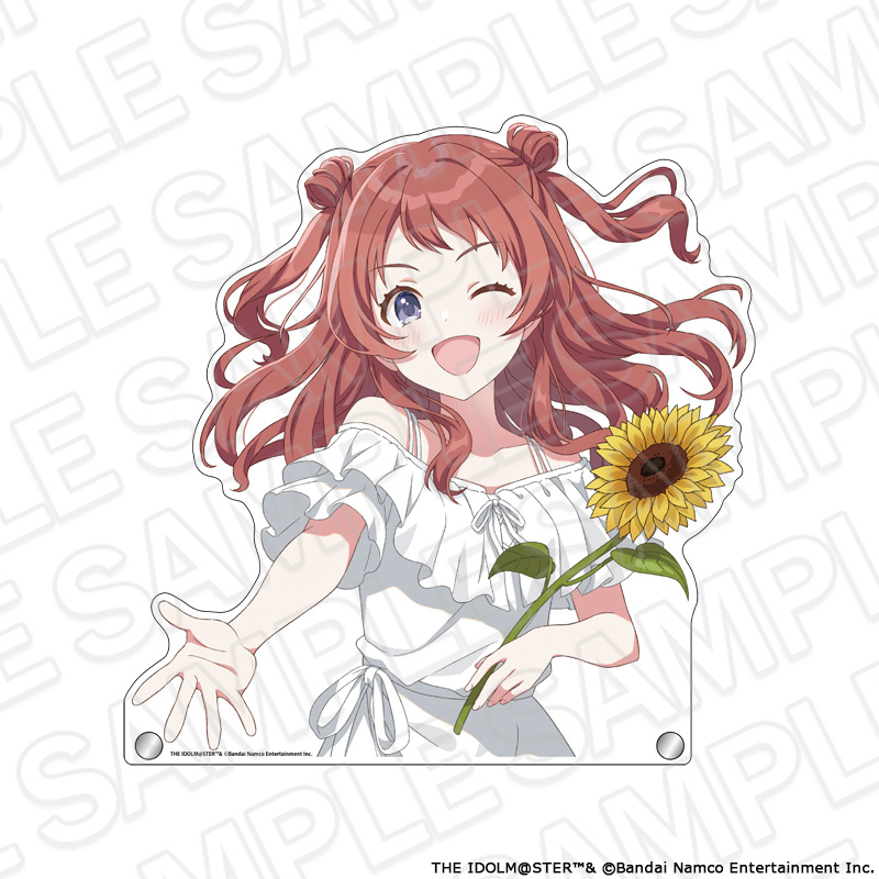 【コンテンツシード】学園アイドルマスター 特大ダイカットアクリルボード 花海咲季 sunflower ver.
