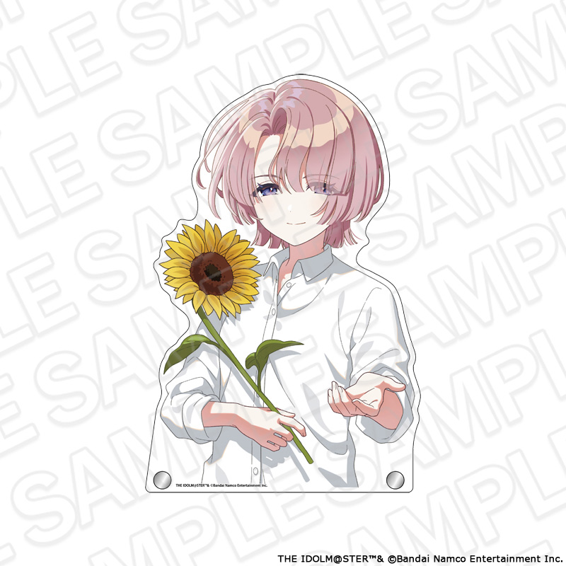 【コンテンツシード】学園アイドルマスター 特大ダイカットアクリルボード 有村麻央 sunflower ver.
