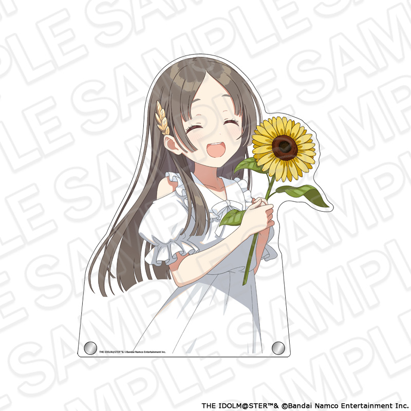【コンテンツシード】学園アイドルマスター 特大ダイカットアクリルボード 倉本千奈 sunflower ver.