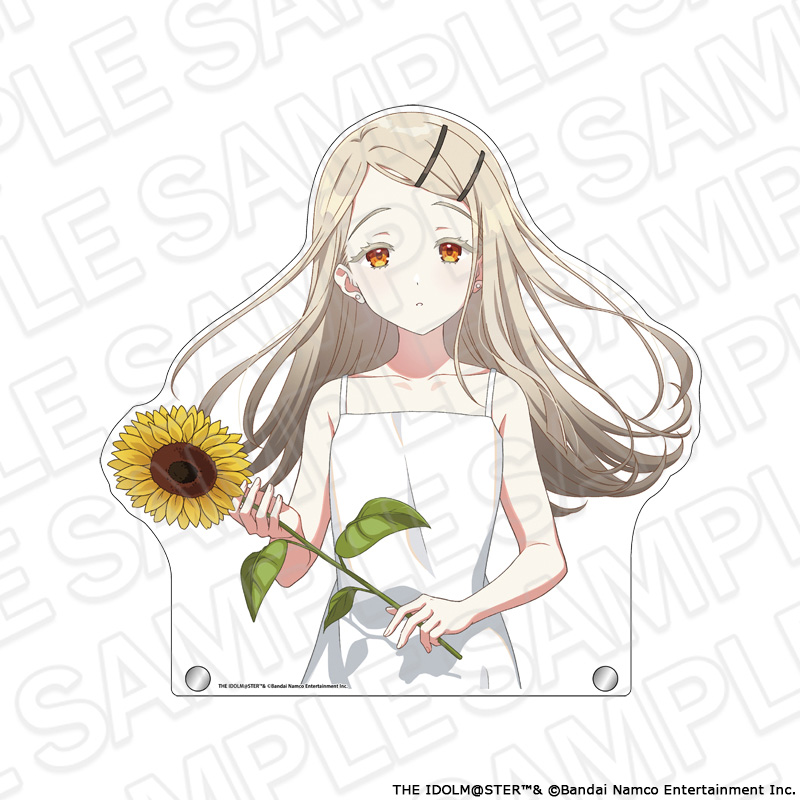 【コンテンツシード】学園アイドルマスター 特大ダイカットアクリルボード 篠澤 広 sunflower ver.