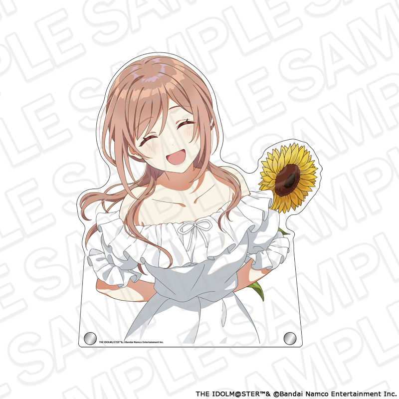 【コンテンツシード】学園アイドルマスター 特大ダイカットアクリルボード 姫崎莉波 sunflower ver.