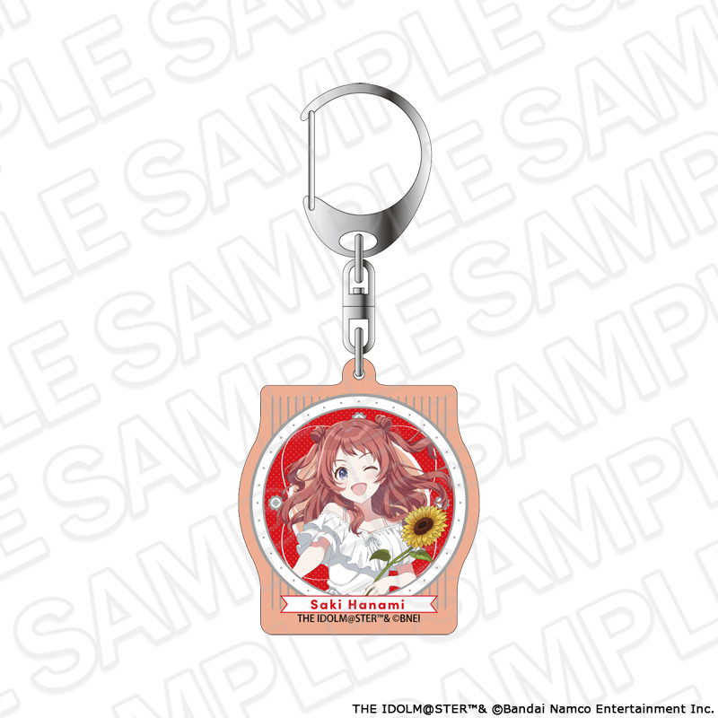 【コンテンツシード】学園アイドルマスター オーロラアクリルキーホルダー 花海咲季 sunflower ver.