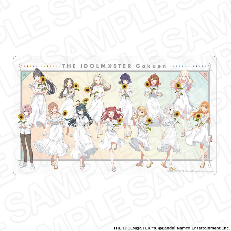 【コンテンツシード】学園アイドルマスター ラバーデスクマット sunflower ver. vol.2