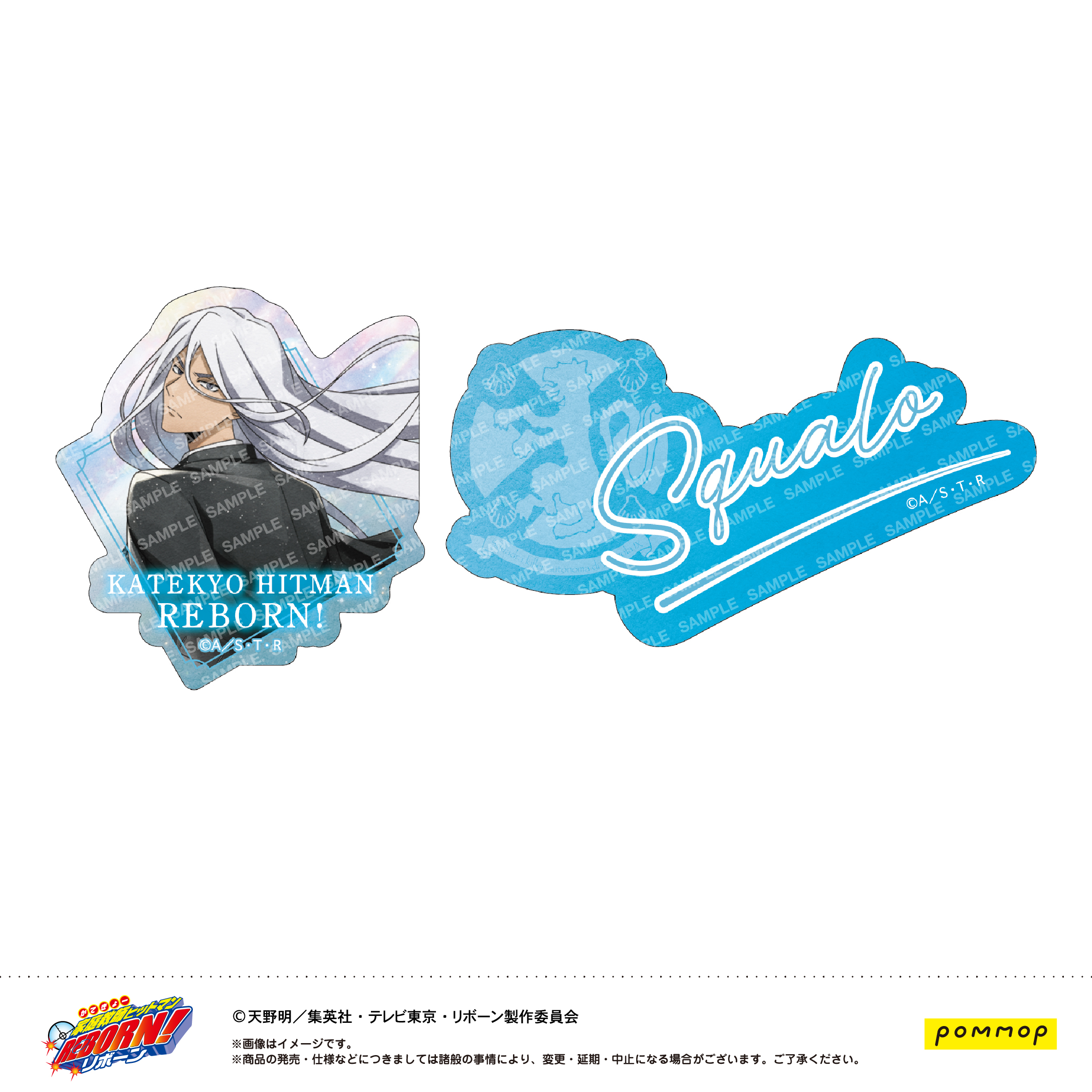 【ショウワノート】家庭教師ヒットマンREBORN！ ダイカットシールセット -風- (F スペルビ・スクアーロ(10年後))