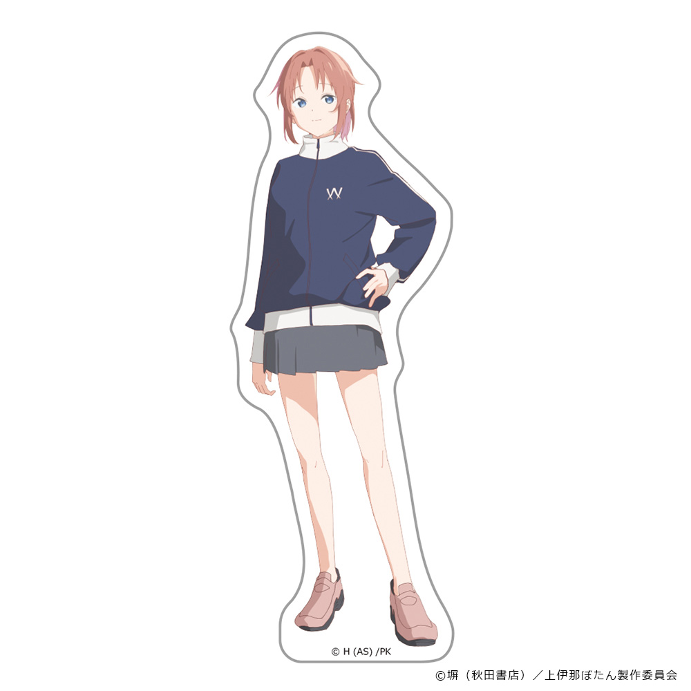 【アズメーカー】上伊那ぼたん、酔へる姿は百合の花 ダイカットステッカー 遊佐あかね