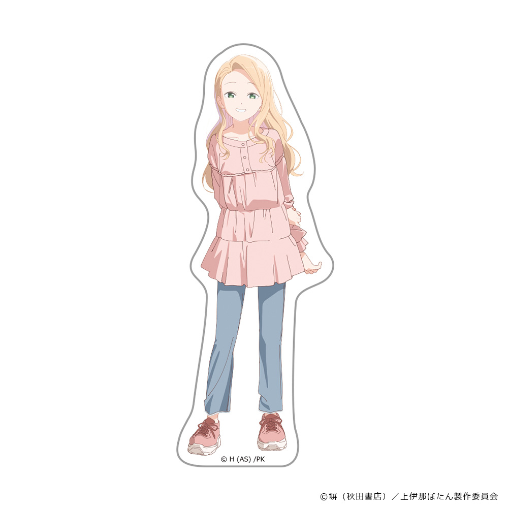 【アズメーカー】上伊那ぼたん、酔へる姿は百合の花 ダイカットステッカー 北杜やえか